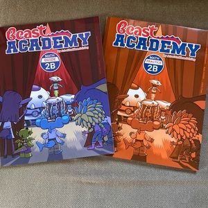 NWOT - Beast Academy Level 2B Guide and Practice Workbooks